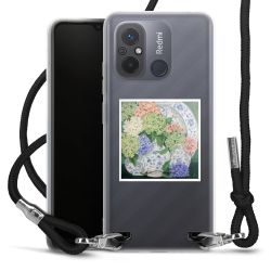 New Carry Case Transparent Stoff schwarz/silber