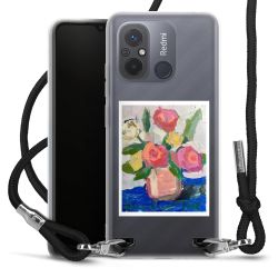 New Carry Case Transparent Stoff schwarz/silber