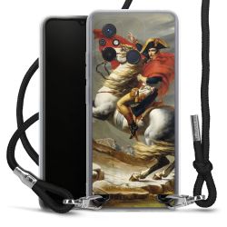 New Carry Case Transparent Stoff schwarz/silber