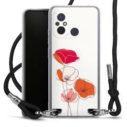 New Carry Case Transparent Stoff schwarz/silber