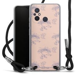 New Carry Case Transparent Stoff schwarz/silber