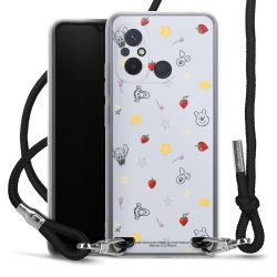 New Carry Case Transparent Stoff schwarz/silber