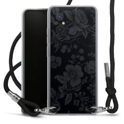 New Carry Case Transparent Stoff schwarz/silber