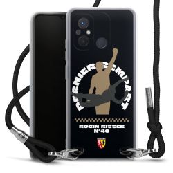 New Carry Case Transparent Stoff schwarz/silber