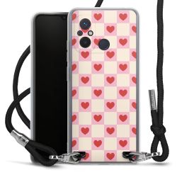 New Carry Case Transparent Stoff schwarz/silber