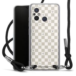 New Carry Case Transparent Stoff schwarz/silber