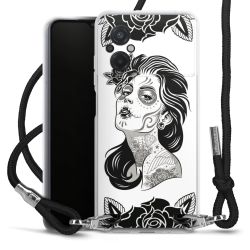 Carry Case Transparent Fabric black/silver