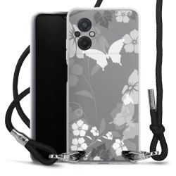 Carry Case Transparent Fabric black/silver