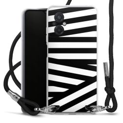 Carry Case Transparent Fabric black/silver