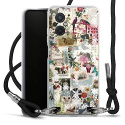 Carry Case Transparent Fabric black/silver