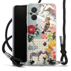 Carry Case Transparent Fabric black/silver