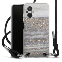 Carry Case Transparent Fabric black/silver