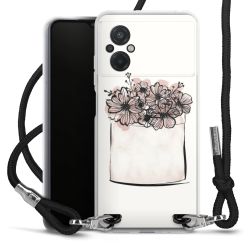 Carry Case Transparent Fabric black/silver