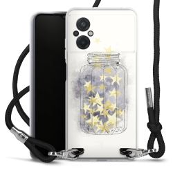 Carry Case Transparent Fabric black/silver