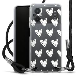 Carry Case Transparent Fabric black/silver