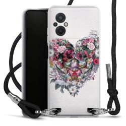 Carry Case Transparent Fabric black/silver