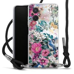 Carry Case Transparent Fabric black/silver