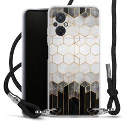 Carry Case Transparent Fabric black/silver