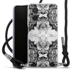 Carry Case Transparent Fabric black/silver