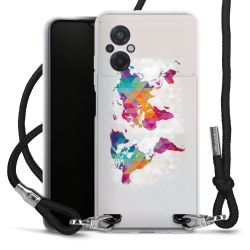 Carry Case Transparent Fabric black/silver