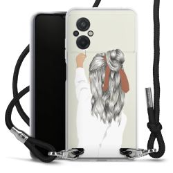 Carry Case Transparent Fabric black/silver