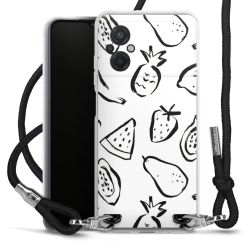 Carry Case Transparent Fabric black/silver