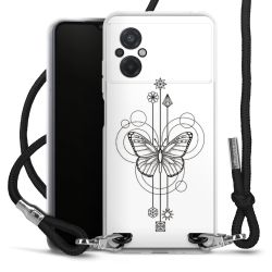 Carry Case Transparent Fabric black/silver