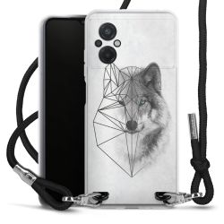 Carry Case Transparent Fabric black/silver