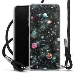 Carry Case Transparent Fabric black/silver