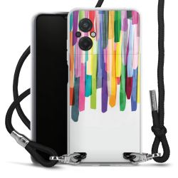 Carry Case Transparent Fabric black/silver