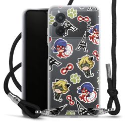 Carry Case Transparent Fabric black/silver