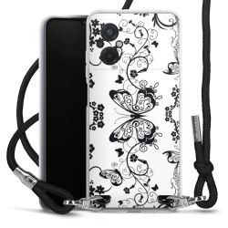 Carry Case Transparent Fabric black/silver