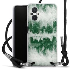 Carry Case Transparent Fabric black/silver