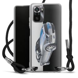 Carry Case Transparent Fabric black/silver