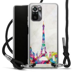 Carry Case Transparent Fabric black/silver