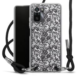 Carry Case Transparent Fabric black/silver