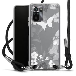 Carry Case Transparent Fabric black/silver