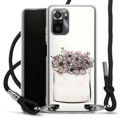 Carry Case Transparent Fabric black/silver