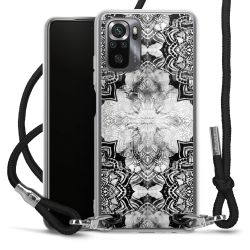 Carry Case Transparent Fabric black/silver