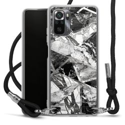 Carry Case Transparent Fabric black/silver