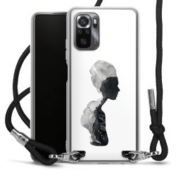 Carry Case Transparent Fabric black/silver