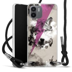 Carry Case Transparent Fabric black/silver