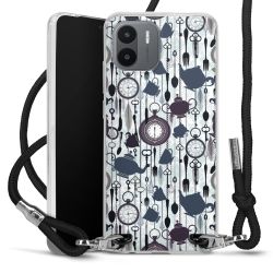 Carry Case Transparent Fabric black/silver