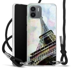 Carry Case Transparent Fabric black/silver