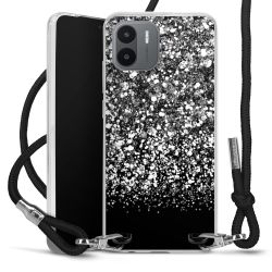 Carry Case Transparent Fabric black/silver