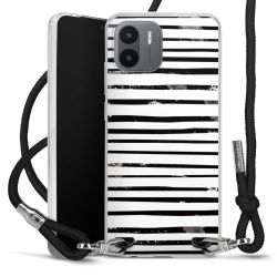 Carry Case Transparent Fabric black/silver