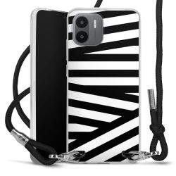 Carry Case Transparent Fabric black/silver