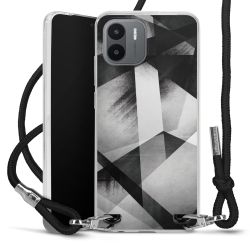 Carry Case Transparent Fabric black/silver