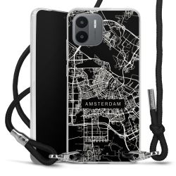 Carry Case Transparent Fabric black/silver