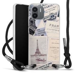 Carry Case Transparent Fabric black/silver